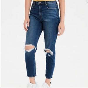 AEO Stretch Mom Jean Distressed